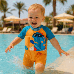 Combinaison pour bébé anti-UV flottante – Image 4