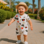 Combinaison pour bébé barboteuse coton - Body mignon à motifs animés – Image 2