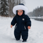 Combinaison pilote pour bébé avec fermeture zip – Image 4