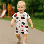 Combinaison pour bébé barboteuse coton - Body mignon à motifs animés – Image 4