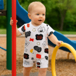 Combinaison pour bébé barboteuse coton - Body mignon à motifs animés – Image 7