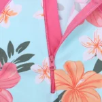 Combinaison anti UV pour bébé fille - Maillot une pièce imprimé manches longues – Image 3