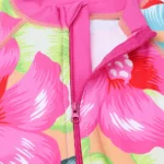 Combinaison anti UV pour bébé fille - Maillot une pièce imprimé manches longues – Image 14