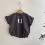 Combinaison pour bébé estivale col O - Body manches courtes coton – Image 8