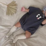 Combinaison pour bébé estivale col O - Body manches courtes coton – Image 3