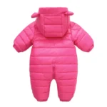 Combinaison pilote pour bébé à capuche et manchettes – Image 3