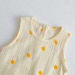 Combinaison d'été pour bébé - sans manches à motifs imprimés – Image 14