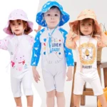 Combinaison anti UV pour bébé motifs animaux – Image 11