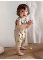 Combinaison d'été pour bébé - barboteuse fruits légumes – Image 14