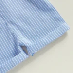 Combinaison pour bébé salopette rayée - Romper décontracté – Image 7