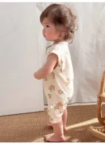 Combinaison d'été pour bébé - barboteuse fruits légumes – Image 10