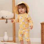 Combinaison anti UV pour bébé motifs animaux – Image 3