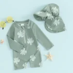 Combinaison anti UV pour bébé garçon - Maillot anti-éruption – Image 2