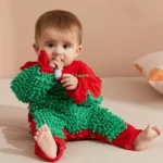 Combinaison pour bébé unie avec boutons décoratifs – Image 6