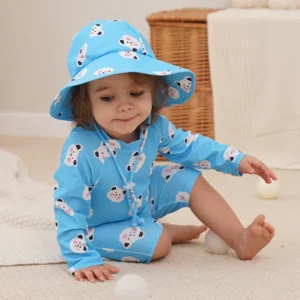 Combinaison anti UV pour bébé motifs animaux