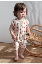 Combinaison d'été pour bébé - barboteuse fruits légumes – Image 2