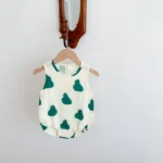 Combinaison d'été pour bébé - sans manches à motifs imprimés – Image 10