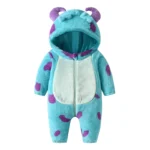 Combinaison pour bébé déguisement monstre - Barboteuse peluche hiver