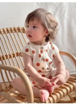 Combinaison d'été pour bébé - barboteuse fruits légumes – Image 7