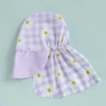Combinaison pour bébé anti UV avec motifs violets – Image 9