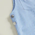 Combinaison pour bébé salopette rayée - Romper décontracté – Image 8