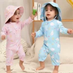 Combinaison anti UV pour bébé motifs animaux – Image 19
