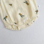 Combinaison d'été pour bébé - sans manches à motifs imprimés – Image 12