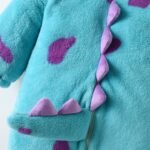 Combinaison pour bébé déguisement monstre - Barboteuse peluche hiver – Image 11