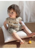 Combinaison d'été pour bébé - barboteuse fruits légumes – Image 17