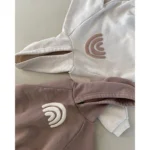 Combinaison pour bébé tricotée à capuche - Barboteuse automne – Image 7