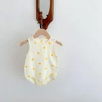 Combinaison d'été pour bébé - sans manches à motifs imprimés – Image 13