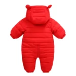 Combinaison pilote pour bébé à capuche et manchettes – Image 7