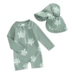 Combinaison anti UV pour bébé garçon - Maillot anti-éruption – Image 7